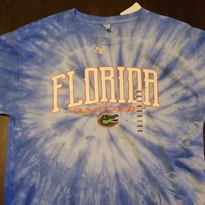 New Hanes Blue Tie-Dye Florida T-Shirt